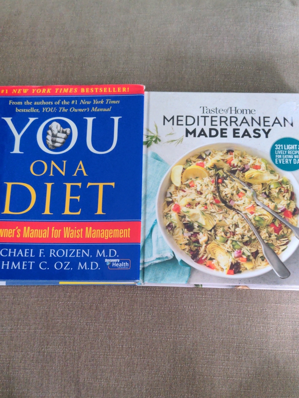 Dr. Oz You On A Diet & Taste of Home Mediterranean Made Easy Cookbook
